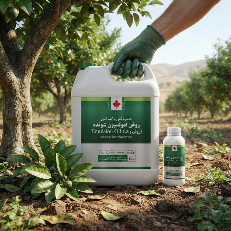 حشره کش و کنه کش روغن امولسیون شونده L80% ( روغن ولک ) مدل 1 لیتری