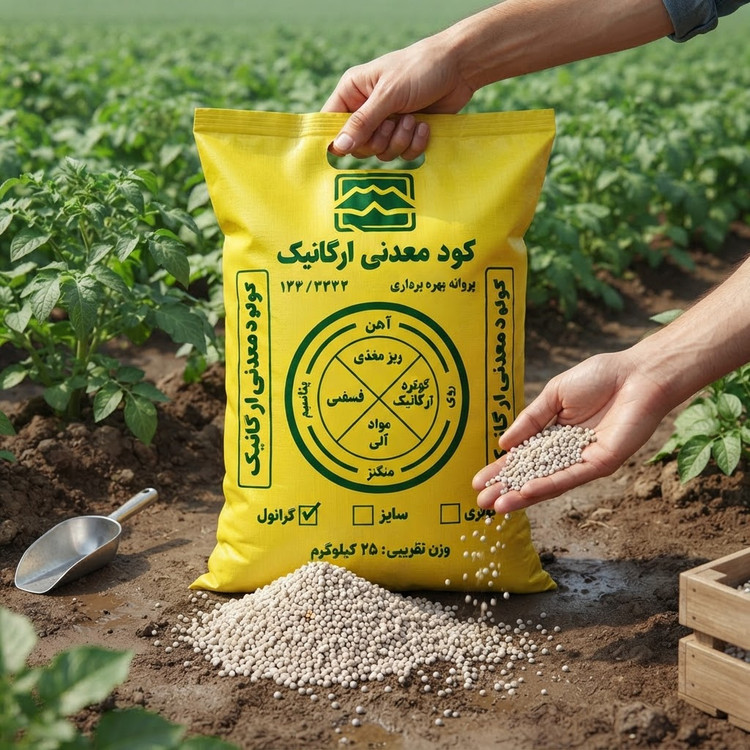 کود گوگرد گرانوله معدنی 25 کیلوگرمی