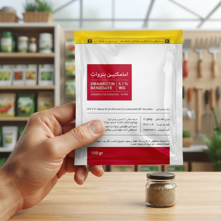 حشره کش امامکتین بنزوات WG5.7% مدل 100 گرمی وارداتی چین