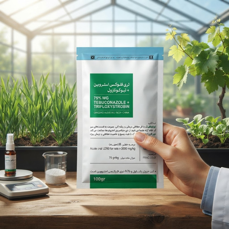 قارچکش تری فلوکسی استروبین + تبوکونازول WG75% ( ناتیوو ) مدل 100 گرمی واردات چین