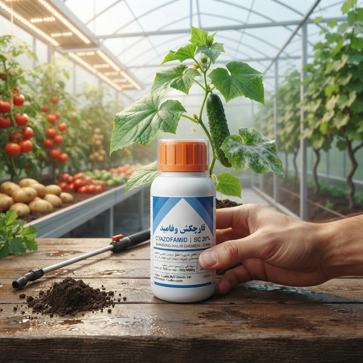 قارچکش سیازوفامید SC20% مدل ۱۰۰cc واردات چین